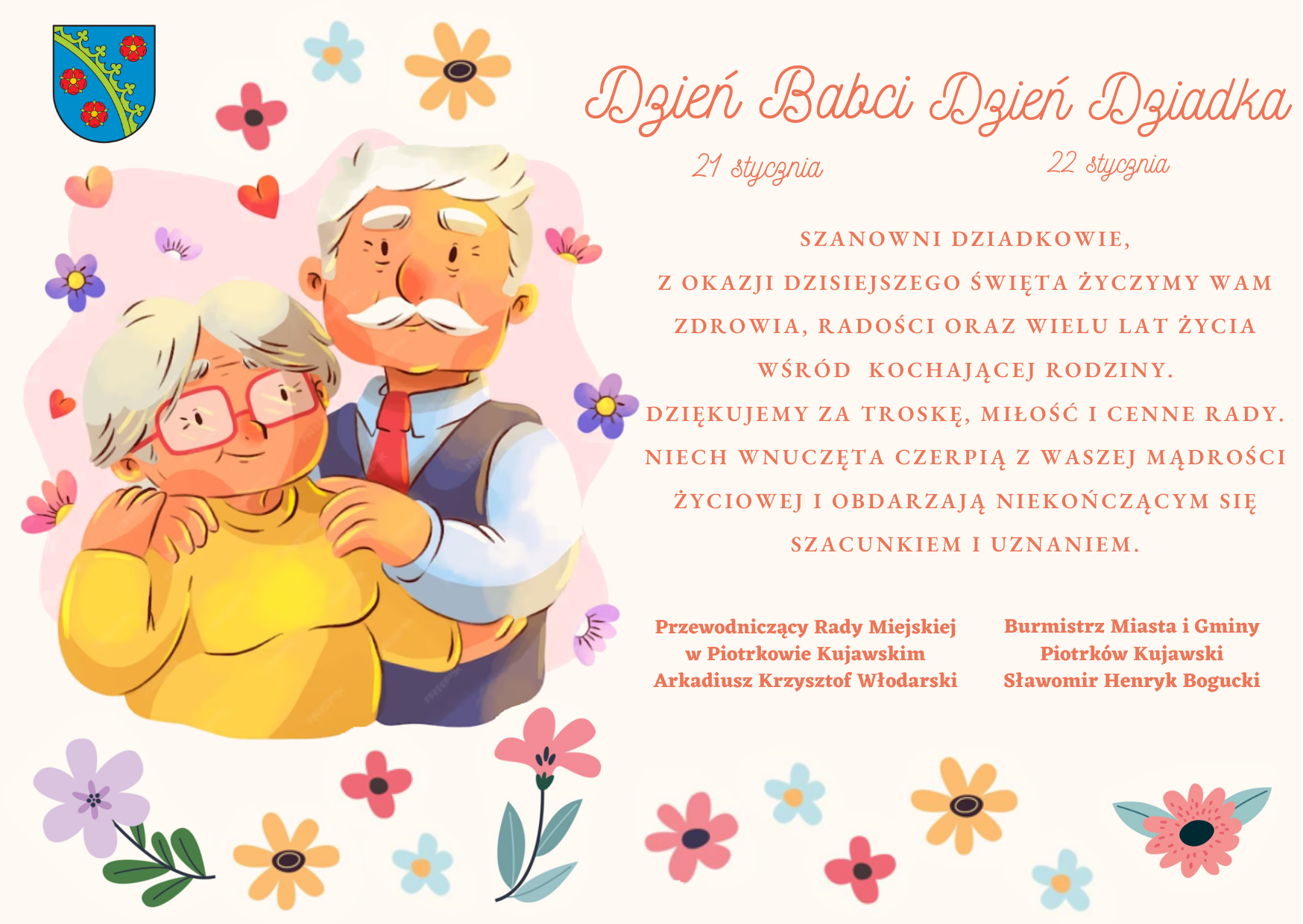 Życzenia z okazji Dnia Babci i Dziadka 